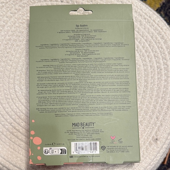 Stocking Stuffer! The Wizard of Oz Lip Balm Key Chain - Picture 2 of 3